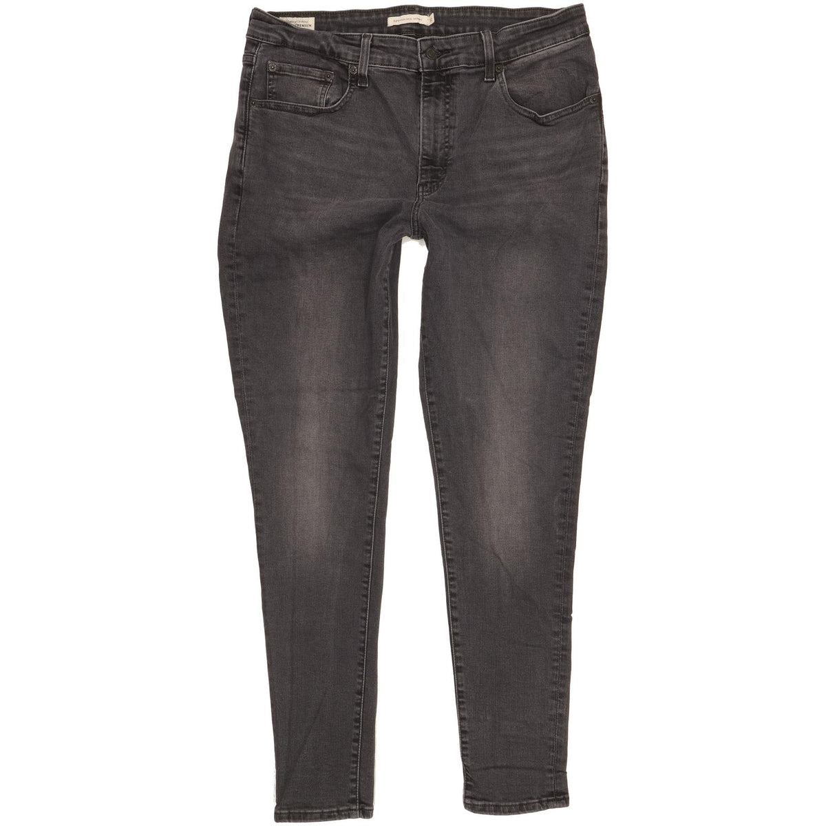Levi's 721 Grey Skinny Slim Stretch Jeans High Waisted W32 L30