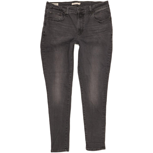 Levi's 721 Grey Skinny Slim Stretch Jeans High Waisted W32 L30