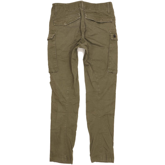G-Star Cargo 3D Men Green Tapered Loose Jeans W31 L34