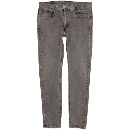 Levi's 519 Hi-Ball Men Grey Skinny Slim Stretch Jeans W34 L30