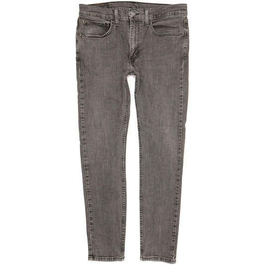 Levi's 519 Hi-Ball Men Grey Skinny Slim Stretch Jeans W34 L30