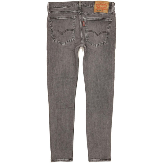 Levi's 519 Hi-Ball Men Grey Skinny Slim Stretch Jeans W34 L30