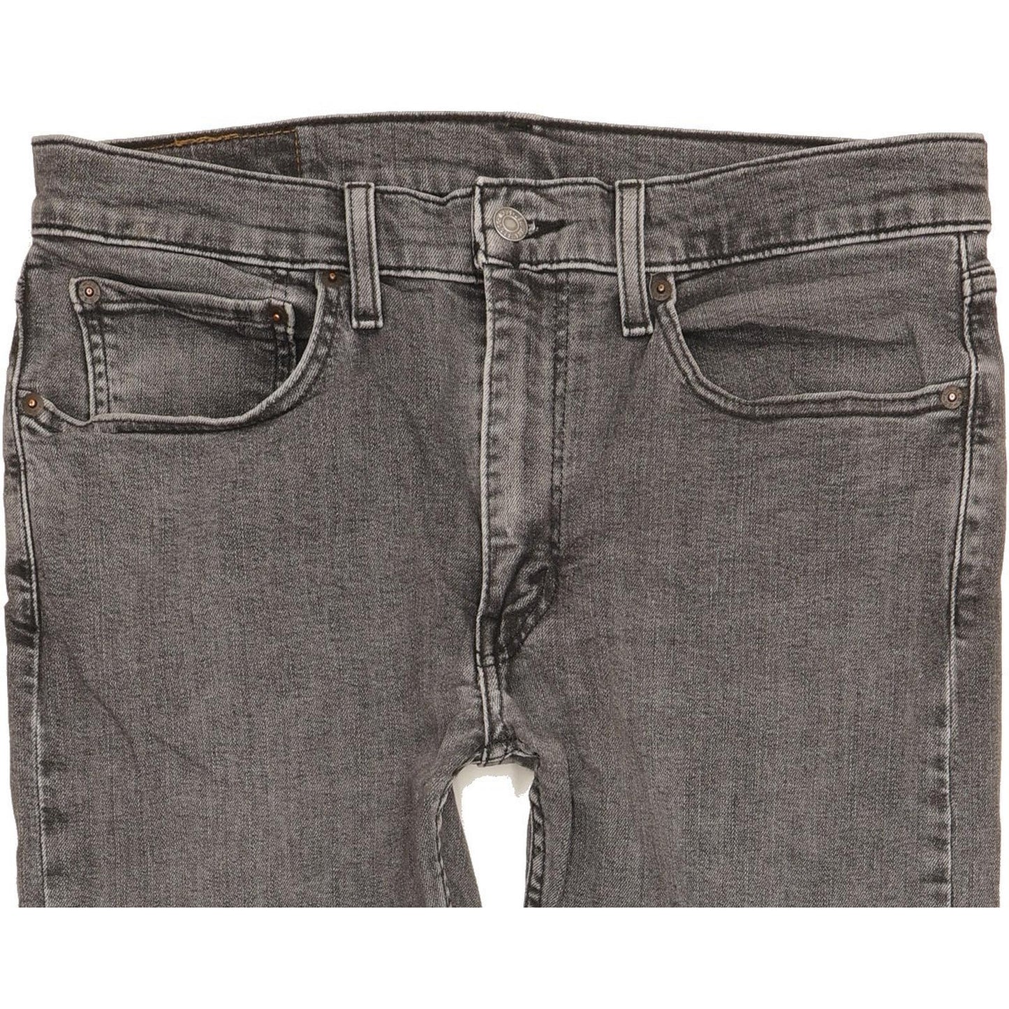 Levi's 519 Hi-Ball Men Grey Skinny Slim Stretch Jeans W34 L30