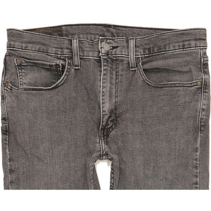 Levi's 519 Hi-Ball Men Grey Skinny Slim Stretch Jeans W34 L30