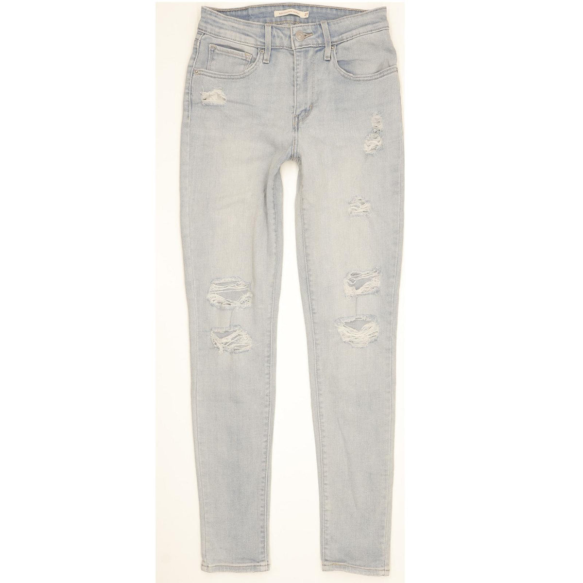 Levi's 721 Women Blue Skinny Slim Stretch Jeans W27 L30
