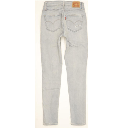 Levi's 721 Women Blue Skinny Slim Stretch Jeans W27 L30
