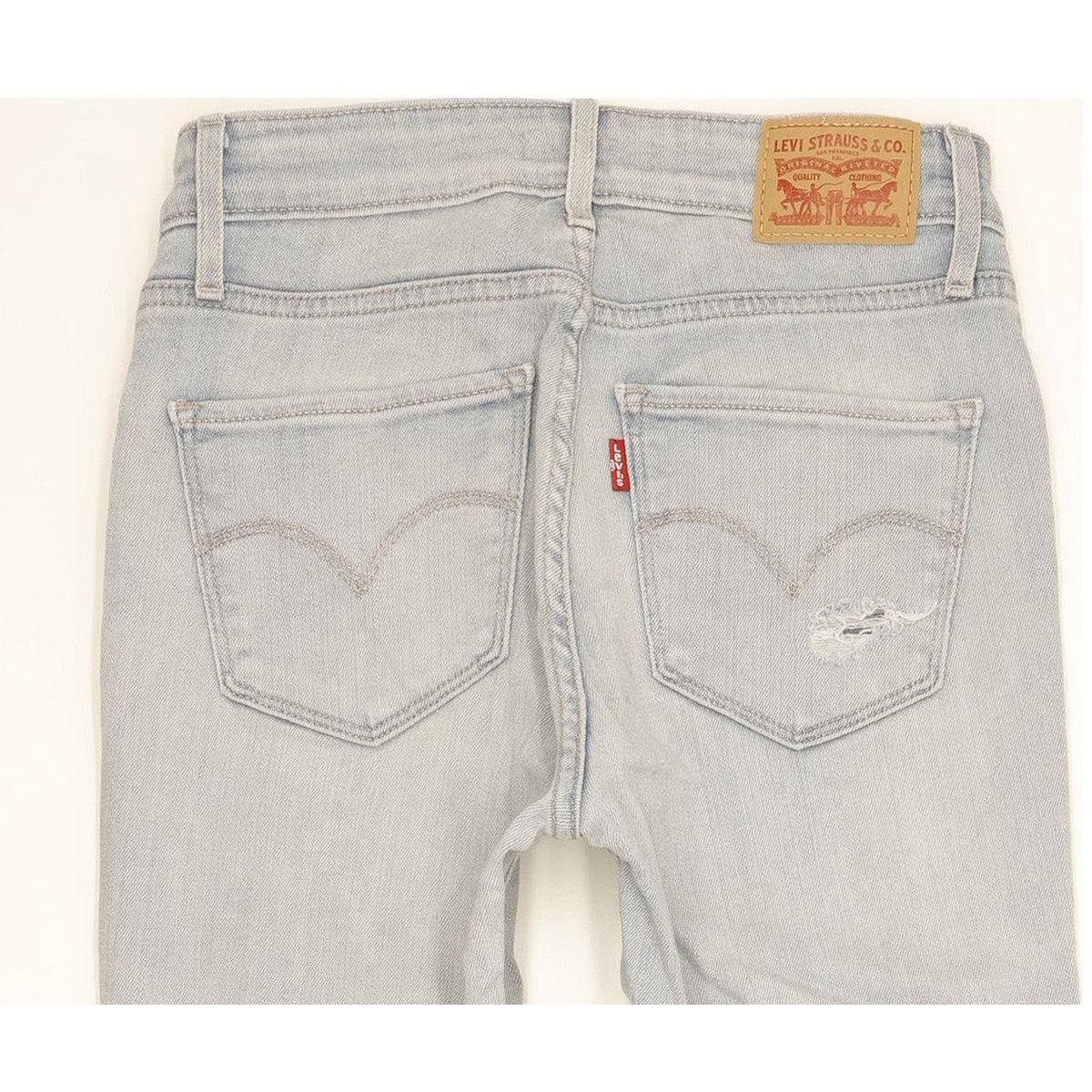 Levi's 721 Women Blue Skinny Slim Stretch Jeans W27 L30