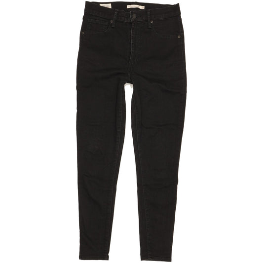 Levi's Mile Black Skinny Slim Stretch Jeans High Waisted W30 L28