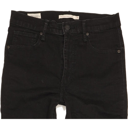Levi's Mile Black Skinny Slim Stretch Jeans High Waisted W30 L28
