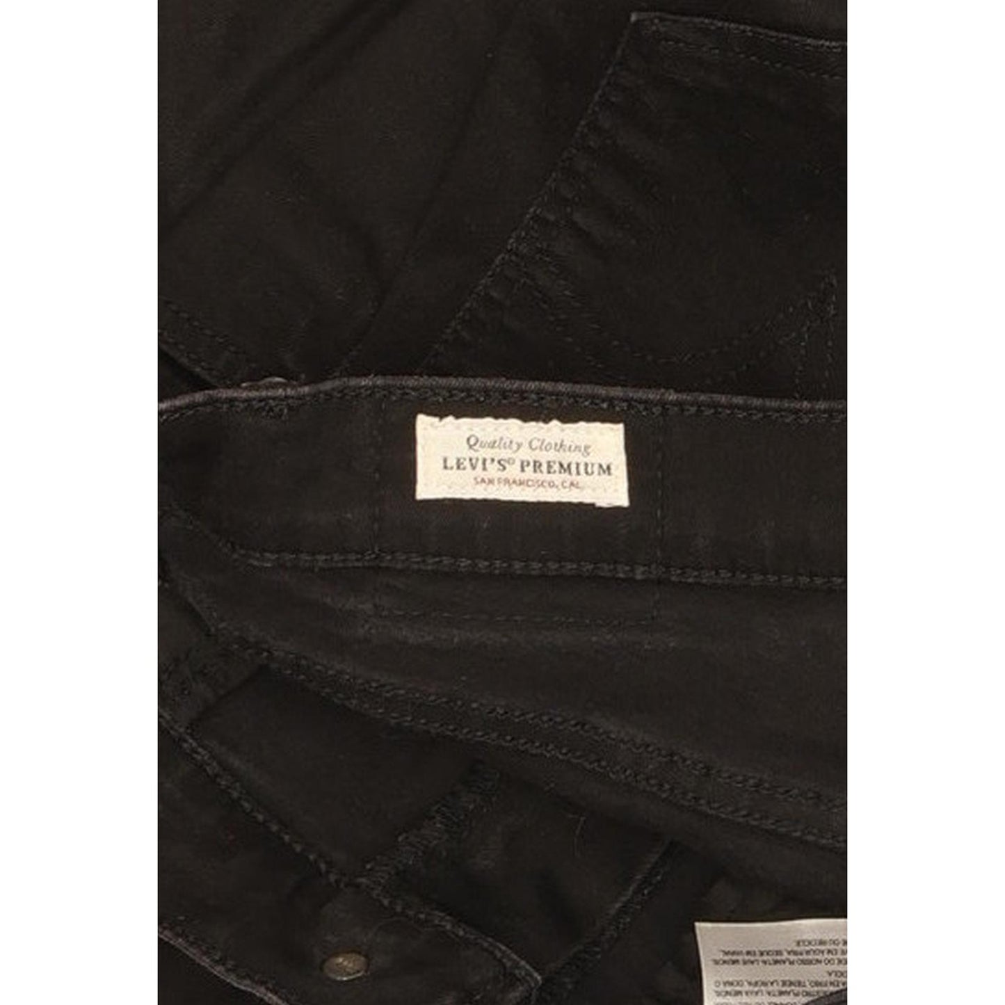 Levi's Mile Black Skinny Slim Stretch Jeans High Waisted W30 L28