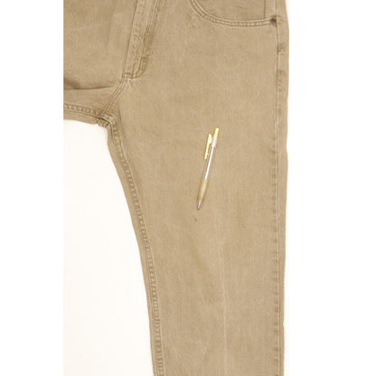 Lee Jim Men Beige Straight Regular Jeans W36 L29