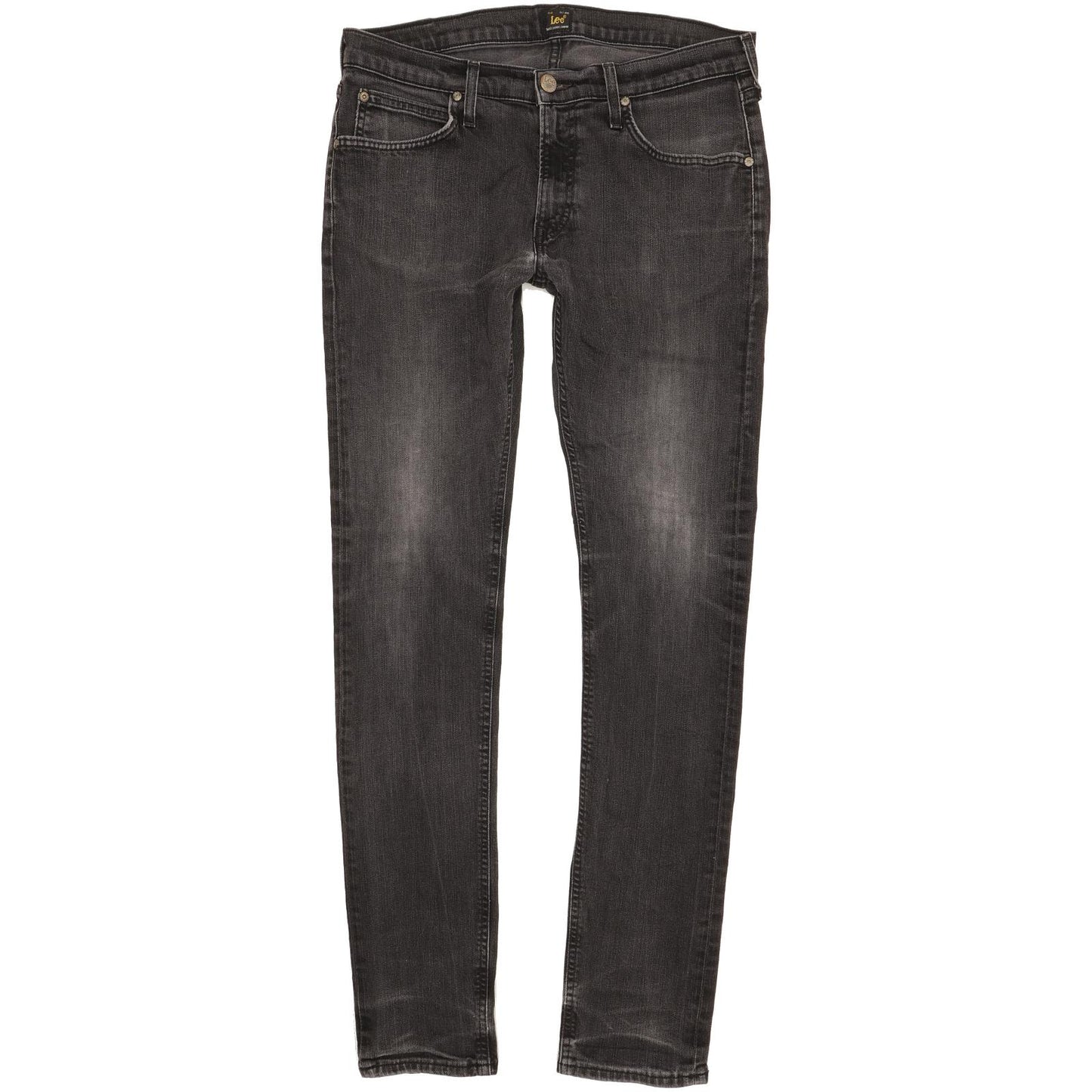 Lee Luke Women Black Skinny Slim Stretch Jeans W34 L34