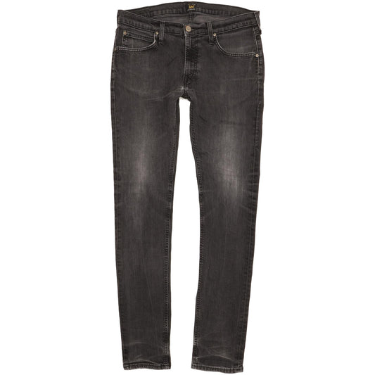 Lee Luke Women Black Skinny Slim Stretch Jeans W34 L34
