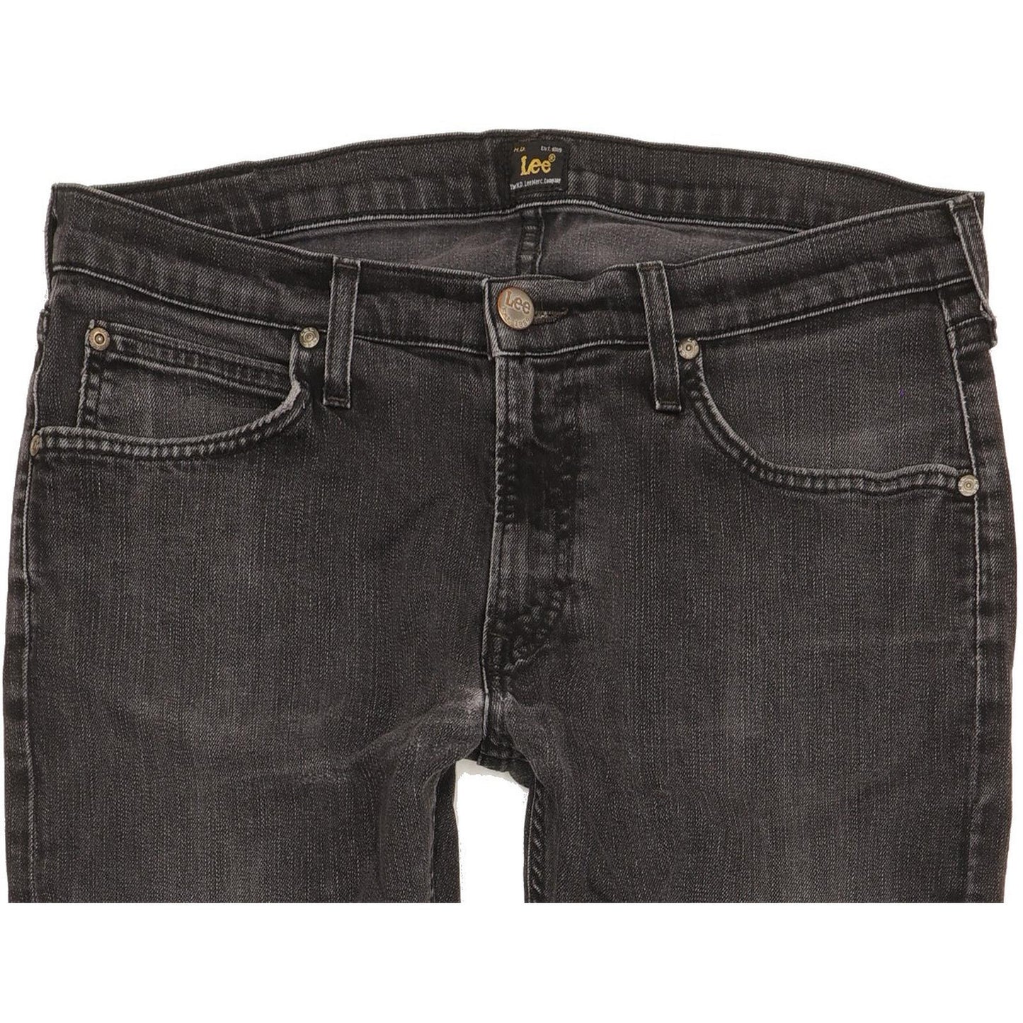 Lee Luke Women Black Skinny Slim Stretch Jeans W34 L34