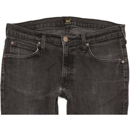 Lee Luke Women Black Skinny Slim Stretch Jeans W34 L34