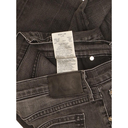 Lee Luke Women Black Skinny Slim Stretch Jeans W34 L34