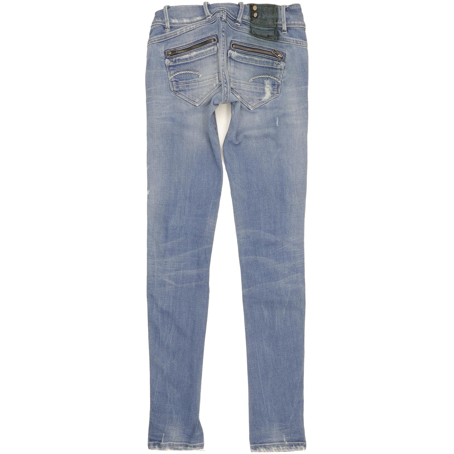 G-Star Women Blue Skinny Slim Stretch Jeans W26 L34