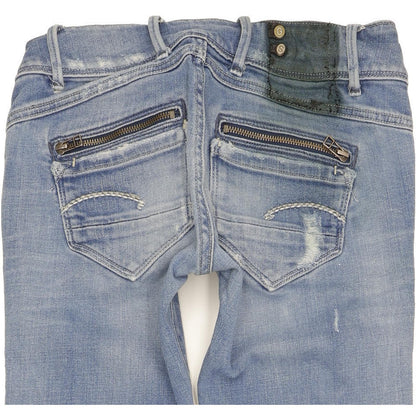 G-Star Women Blue Skinny Slim Stretch Jeans W26 L34