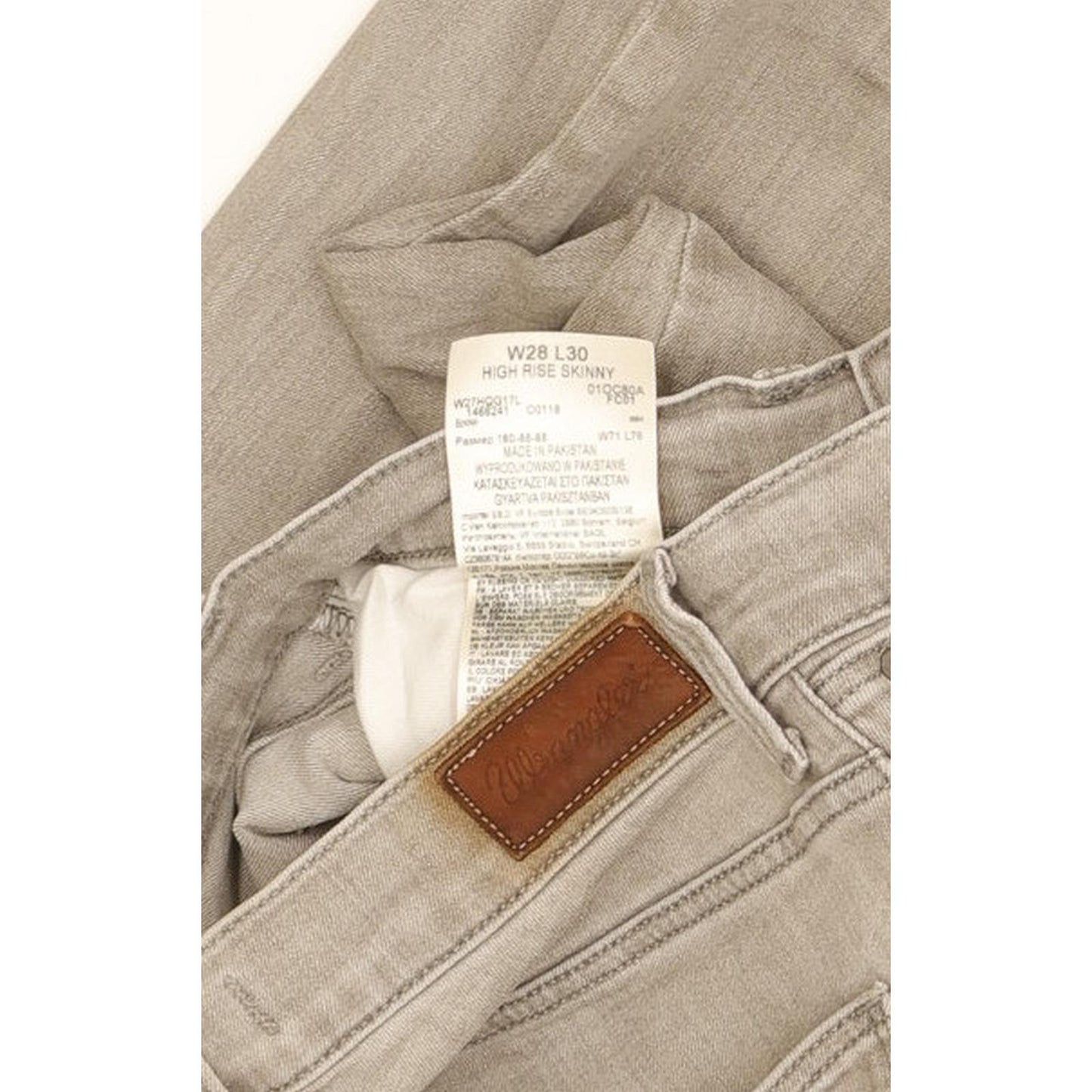 Wrangler Women Grey Skinny Regular Stretch Jeans W28 L28
