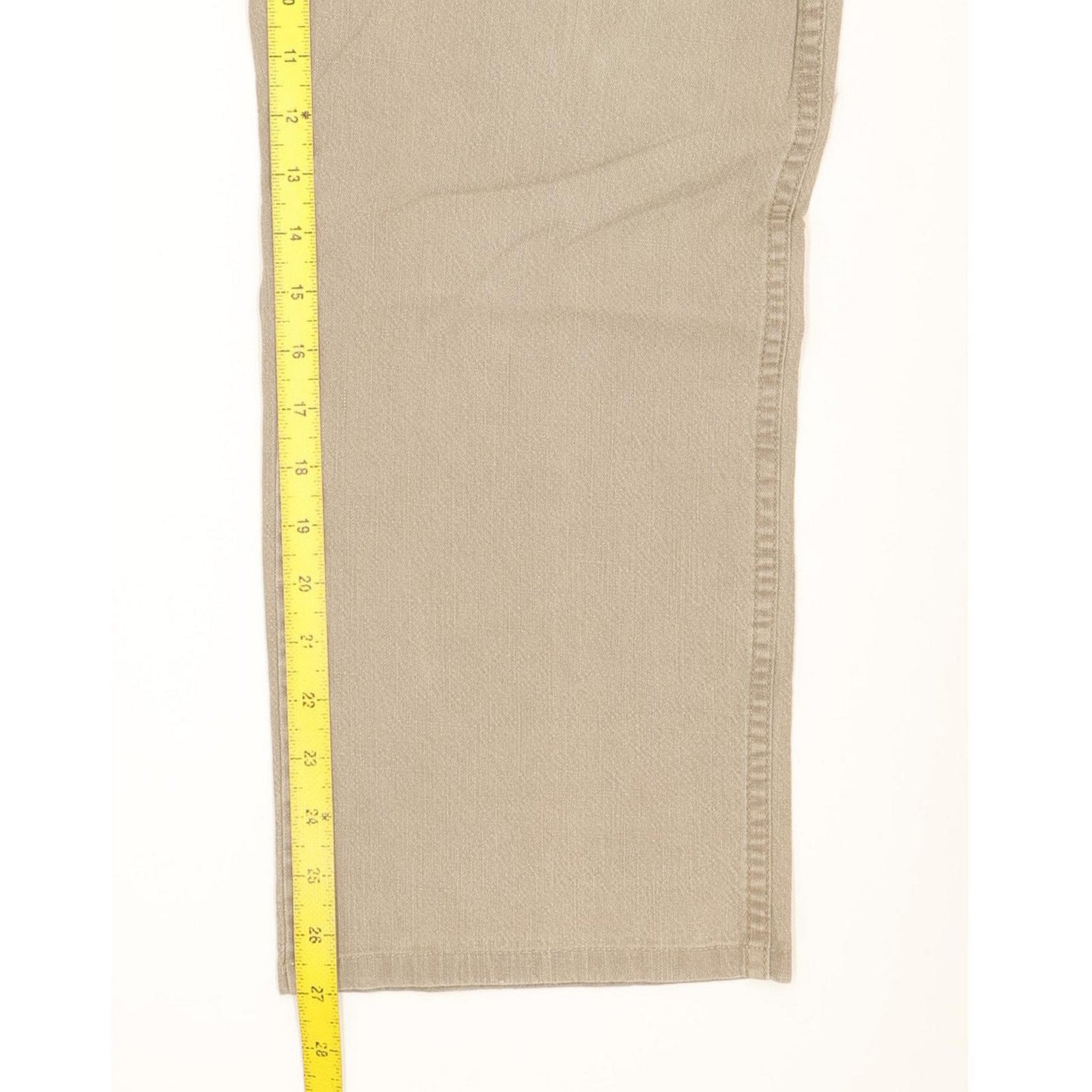 Wrangler Texas Men Beige Straight Regular Stretch Jeans W40 L27