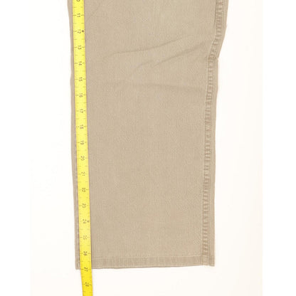 Wrangler Texas Men Beige Straight Regular Stretch Jeans W40 L27