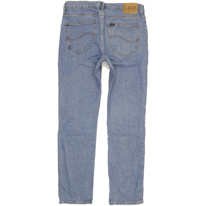 Lee West Men Blue Straight Regular Stretch Jeans W32 L32