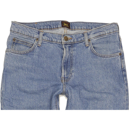 Lee West Men Blue Straight Regular Stretch Jeans W32 L32