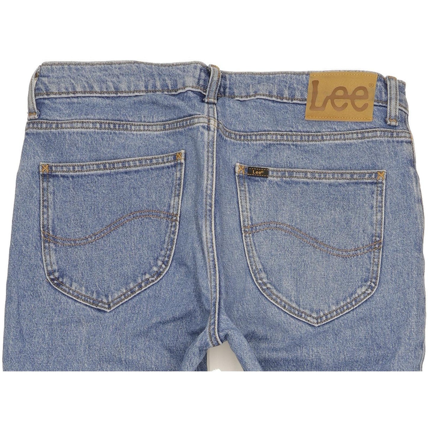 Lee West Men Blue Straight Regular Stretch Jeans W32 L32