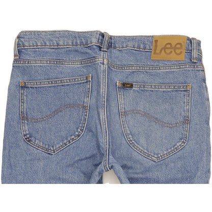 Lee West Men Blue Straight Regular Stretch Jeans W32 L32