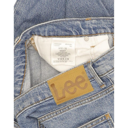 Lee West Men Blue Straight Regular Stretch Jeans W32 L32