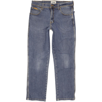 Wrangler Texas Men Blue Straight Regular Stretch Jeans W32 L28