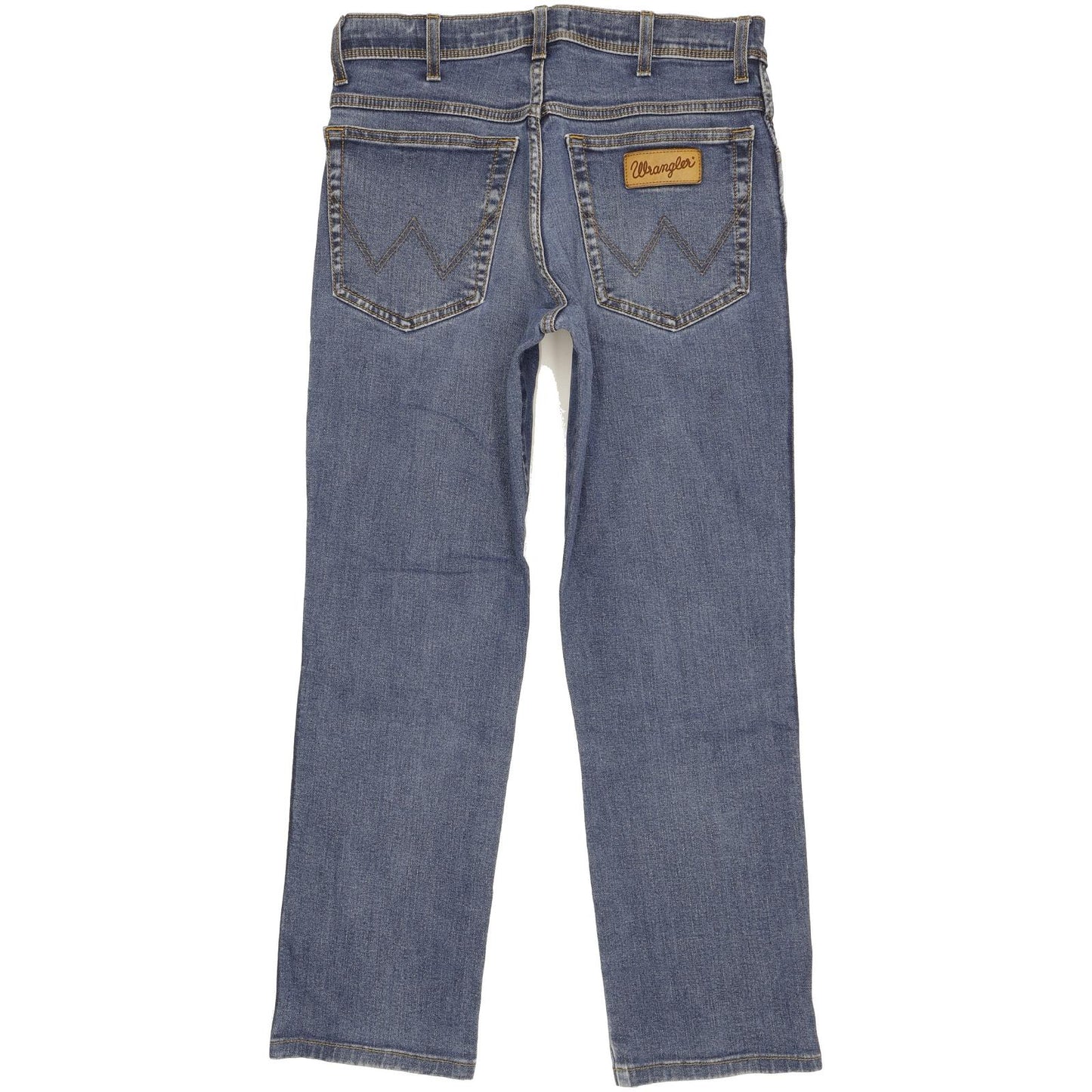 Wrangler Texas Men Blue Straight Regular Stretch Jeans W32 L28