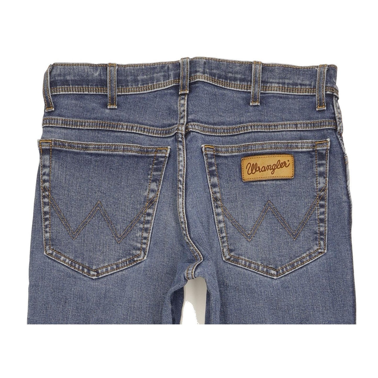 Wrangler Texas Men Blue Straight Regular Stretch Jeans W32 L28