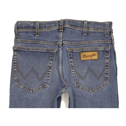 Wrangler Texas Men Blue Straight Regular Stretch Jeans W32 L28