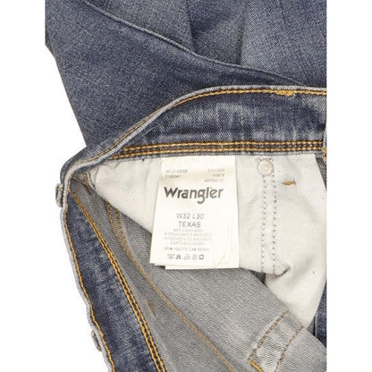 Wrangler Texas Men Blue Straight Regular Stretch Jeans W32 L28