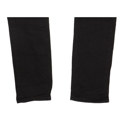 Lee Luke Men Black Skinny Slim Stretch Jeans W34 L36