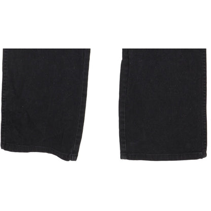 Wrangler Texas Men Black Straight Regular Stretch Jeans W36 L31