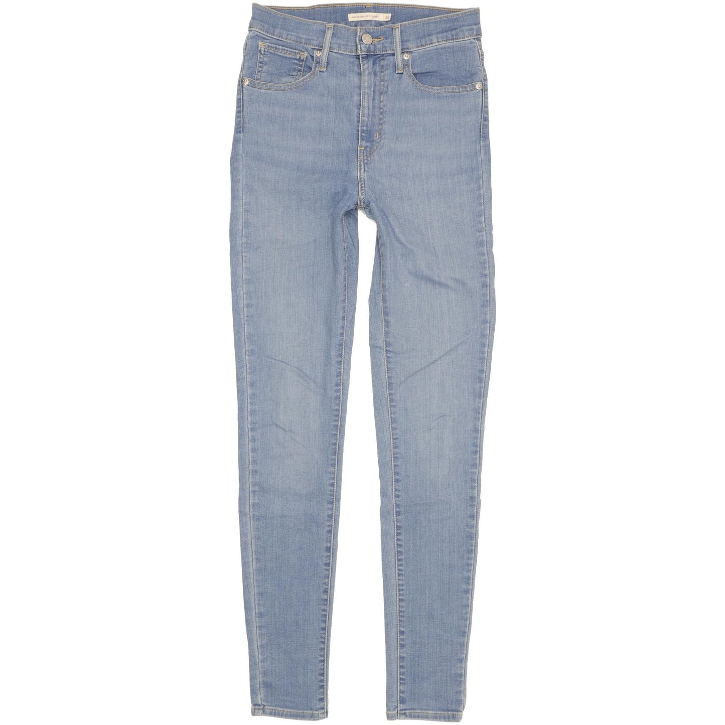 Levi's Mile Blue Skinny Slim Stretch Jeans High Waisted W28 L32
