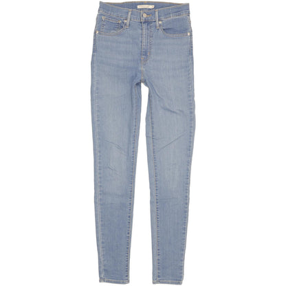 Levi's Mile Blue Skinny Slim Stretch Jeans High Waisted W28 L32