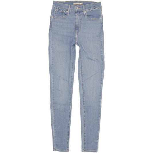 Levi's Mile Blue Skinny Slim Stretch Jeans High Waisted W28 L32