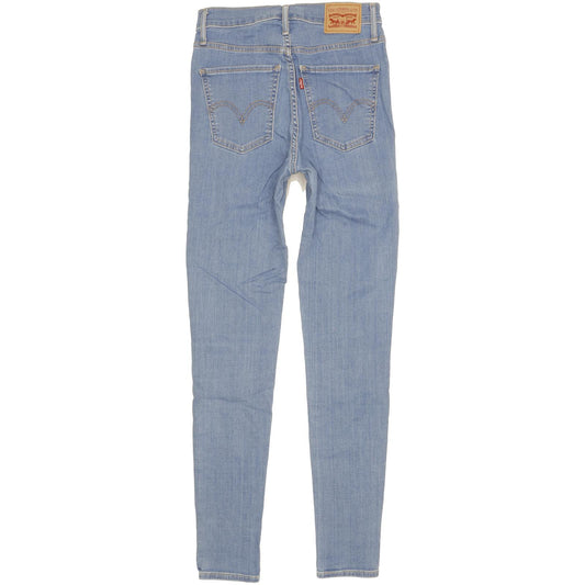 Levi's Mile Blue Skinny Slim Stretch Jeans High Waisted W28 L32