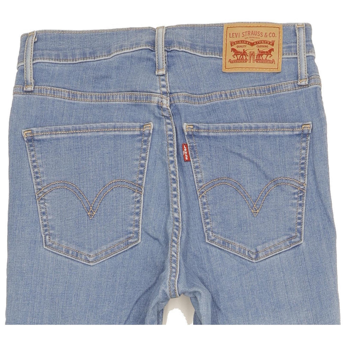 Levi's Mile Blue Skinny Slim Stretch Jeans High Waisted W28 L32