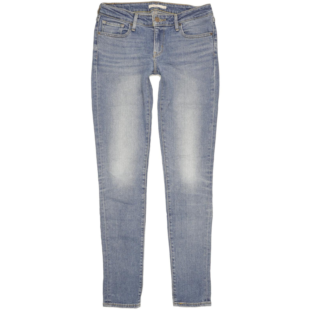 Levi's 711 Women Blue Skinny Slim Stretch Jeans W28 L34