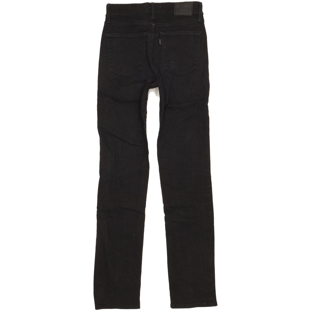 Levi's 724 Women Black Straight Slim Stretch Jeans W26 L31
