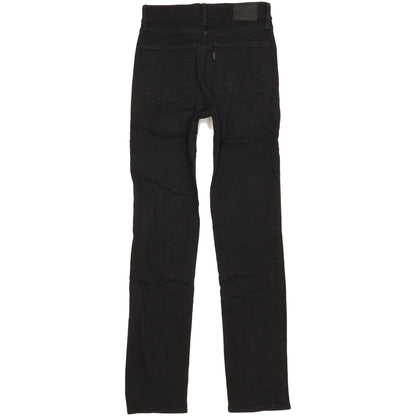 Levi's 724 Women Black Straight Slim Stretch Jeans W26 L31