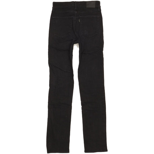 Levi's 724 Women Black Straight Slim Stretch Jeans W26 L31