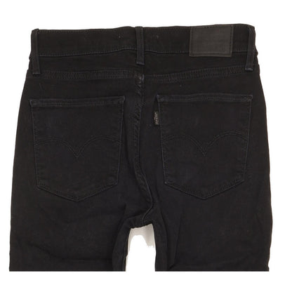 Levi's 724 Women Black Straight Slim Stretch Jeans W26 L31