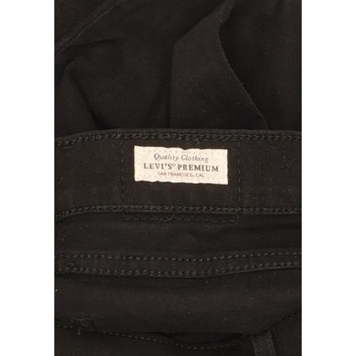 Levi's 724 Women Black Straight Slim Stretch Jeans W26 L31