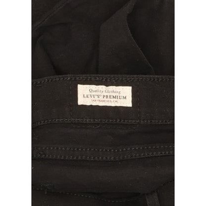 Levi's 724 Women Black Straight Slim Stretch Jeans W26 L31