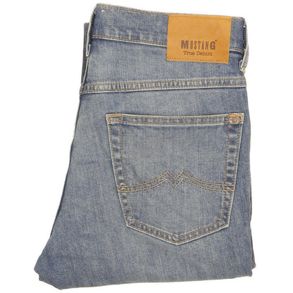 Mustang Tramper Men Blue Straight Regular Stretch Jeans W32 L30